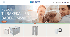 Desktop Screenshot of flexit.no