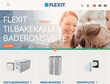 Tablet Screenshot of flexit.no